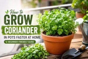 Grow Coriander in Pots Faster at Home