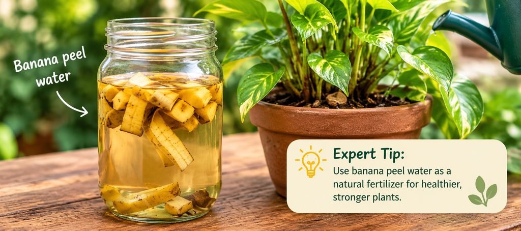 What About Banana Peel Water