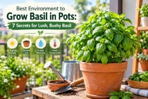 Best Environment to Grow Basil in Pots: 7 Secrets for Lush, Bushy Basil
